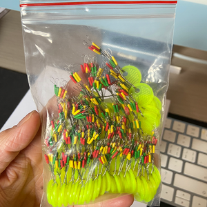 Rouge mousse souple 12mm ligne mouche flotteur vert Quickchange gros attirail Bobber caoutchouc bouchon espace haricot perles pour la pêche - Product Image 6