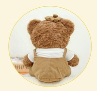 Ours en peluche personnalisé, jouet en peluche doux, animal en peluche, vente en gros, fabricant OEM ODM, compagnon pour enfants, cadeaux d'anniversaire