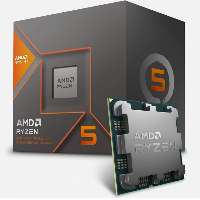 AMD Ryzen 5 8600G Processor (Zen 4) 6-core 4.3GHz AM5 65W CPU