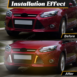 Usine directe voiture accessoire avant LED conduite lampe DRL feux diurnes pour Ford Focus 2012-2014 clignotant lumière du <span class=keywords><strong>jour</strong></span> - Product Image 4