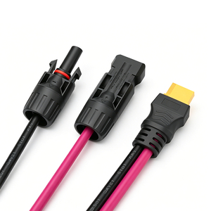 Câble adaptateur solaire étanche <span class=keywords><strong>MC4</strong></span> vers <span class=keywords><strong>XT60</strong></span> mâle, faisceau de charge pour panneau PV, pour station d'alimentation portable et batterie Lipo RC - Product Image 3