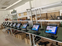 15 "Windows POS системы все в одном Epos оборудование POS терминал точки продажи сенсорный экран с корпусом и базой из алюминиевого сплава