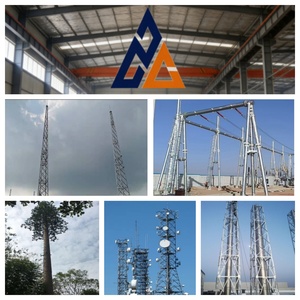 Torre Monopolar de Acero Duradero de 25-30M, Torre Monopolar de Acero Galvanizado en Caliente para Despliegue de Red de Telecomunicaciones Urbanas con Señal 5G - Product Image 3