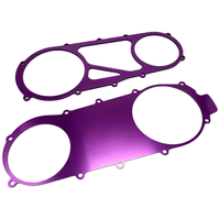 Accessoires de scooter CNC personnalisés OEM ODM, couvercle d'entraînement CVT central ouvert en aluminium billette haute précision pour Gy6 150cc
