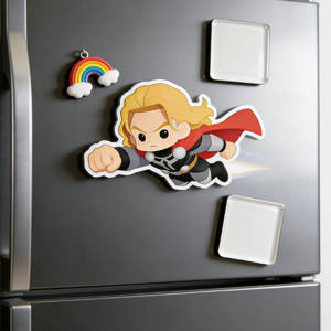 Custom Design <strong>Fridge</strong> <strong>Magnet</strong> <strong>Fridge</strong> Material <strong>Pvc</strong> Mythological Characters Magnetic Sticker - Product Image 6