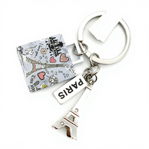 Porte-clés métal <span class=keywords><strong>3D</strong></span> Tour Eiffel <span class=keywords><strong>Paris</strong></span> France Porte-clés souvenir <span class=keywords><strong>Paris</strong></span> - Product Image 1