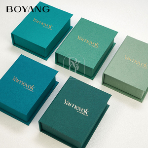 Boîte cadeau en carton en forme de livre, couleur personnalisée Boyang, pour bijoux, avec logo - Product Image 2