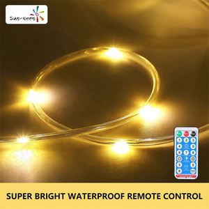 Ngoài trời không thấm nước linh hoạt trang trí Giáng sinh đám cưới năng lượng mặt trời dẫn ánh sáng vành đai - Product Image 6