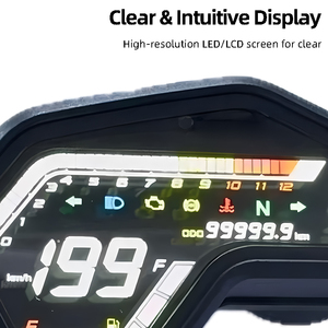 Velocímetro LCD Multifunción para Motocicleta, para dm200 NXR150Vento, Odómetro Modificado/Venta al por Mayor - Product Image 4