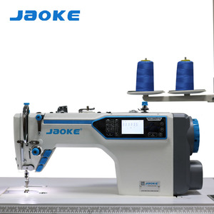 Upgraded Industrial Computerized Lockstitch Machine-<b>Stepper</b> 3 Auto Functions Flat-Bed Iron Design Automatic Lubrication - Product Image 2