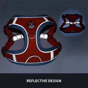 Arnés para Mascotas en Oferta, Chaleco Reflectante Suave para Perro, Tela de Gamuza, Correa Retráctil Ajustable, Correas de Pecho para Perros - Product Image 4