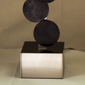 केवल काले गेंद रेट्रो लकड़ी बेडसाइड टेबल लैंप के लिए होम डेकोर लकड़ी के दीपक के लिए न्यूनतम टेबल लैंप - Product Image 4