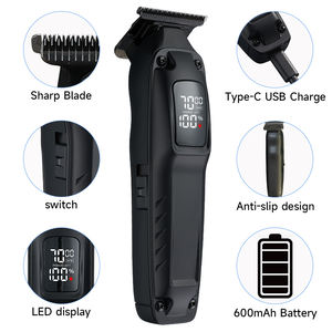 समायोज्य गाइड कॉम्ब्स और शांत मोटर के साथ पुरुषों-सटीक हेयरकट किट के लिए रिचार्जेबल हेयर ट्रिमर - Product Image 2