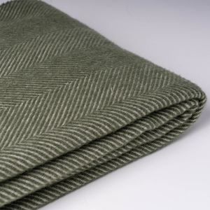 Nouvelle mise à niveau 127X153 + 2X10cm 100% laine 380gsmTassel couvertures moderne Plaid Style coréen tissé jeter - Product Image 3