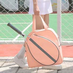 Sac fourre-tout de sport en nylon portable personnalisé pour femmes sac de ping-pong imperméable sac de tennis à pagaie - Product Image 5