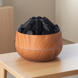 Mini humidificateur d'air USB à charbon actif, contrôle tactile, ultrasonique, pour la maison, de table, en plastique, diffuseur d'arômes, double mode - Product Image 1