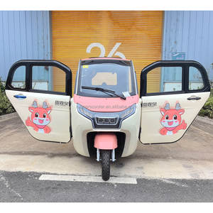 Tricycle électrique à trois roues entièrement fermé Q6 EV nouvelle énergie avec une vitesse de 45 km/h et une autonomie de moins de 100 km pour adultes - UNIVERSEECAR - Product Image 2