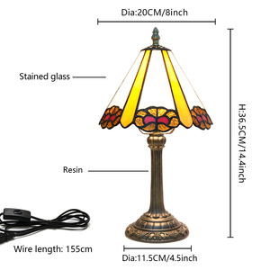 Lámpara <span class=keywords><strong>de</strong></span> mesa para guardería, Mostrador <span class=keywords><strong>de</strong></span> cocina, tarro <span class=keywords><strong>de</strong></span> jengibre, cerámica costera Vintage, Granero, interior, rústico, lámpara <span class=keywords><strong>de</strong></span> mesa naranja única - Product Image 6
