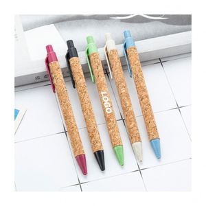 Eco-Friendly Wood Grain Retractable Ballpoint - Custom Promotional <b>Pens</b> for Advertising & Giveaways - Product Image 1