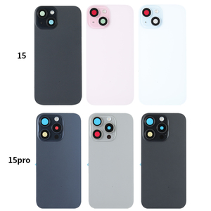 Boîtiers de téléphone portable verre de couverture arrière de remplacement pour <span class=keywords><strong>iPhone</strong></span> 15 14 13 12 <span class=keywords><strong>11</strong></span> Pro Max XS Max XR série - Product Image 2