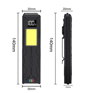 ไฟฉาย LED แบบชาร์จไฟได้ ระยะส่อง 200-300 เมตร สำหรับงานฉุกเฉิน ซ่อมแซม พร้อมคลิปแม่เหล็กและหน้าจอดิจิตอล - Product Image 5