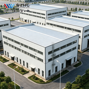 Bâtiment d'entrepôt métallique préfabriqué industriel, structure de stockage de machines à portée libre avec cadre en profilé H Q355B – Fabricant - Product Image 1