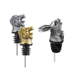 Great blue — verseur <span class=keywords><strong>de</strong></span> <span class=keywords><strong>vin</strong></span> hibou, bouteille <span class=keywords><strong>de</strong></span> carafe en acier inoxydable, bec verseur et verseur <span class=keywords><strong>de</strong></span> <span class=keywords><strong>vin</strong></span> <span class=keywords><strong>de</strong></span> qualité alimentaire en Silicone - Product Image 4