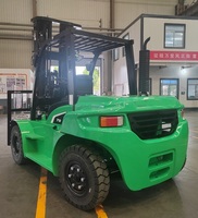 Chariot élévateur diesel 5, 6, 7, 8 tonnes avec rotateur à 360 degrés, accessoires de préhension pour rouleaux de papier/pneus/réfrigérateurs et déplacement latéral