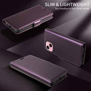 Custodia a <span class=keywords><strong>Portafoglio</strong></span> in Pelle PU Antiurto per <span class=keywords><strong>iPhone</strong></span> 17 16 15 Plus 14 12 11 <span class=keywords><strong>13</strong></span> <span class=keywords><strong>Pro</strong></span> Max con Scomparti per Carte - Product Image 3