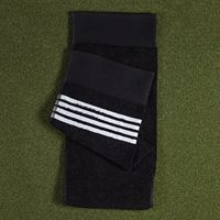 Grande serviette de golf en tissu éponge avec coupe centrale absorbante Accrochage parfait pour chariot de golf Sac de golf