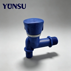 Vanne de régulation d'eau en plastique Guisu, petite, à noyau en céramique bleue, avec capuchon carré, pour l'installation de conduites d'eau - Product Image 2