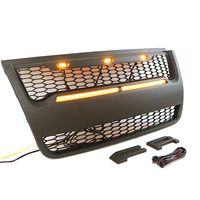 Accessoires extérieurs automobiles, calandre avant noire mate avec barre lumineuse, compatible avec Ford Explorer 2006-2010