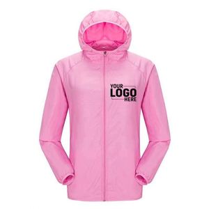 Customized Color Trendy Unisex Sun Protection <b>Jacket</b>, Custom Logo Waterproof Windbreaker for Hiking & Outdoor - Product Image 4