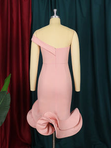 <span class=keywords><strong>Robe</strong></span> <span class=keywords><strong>de</strong></span> <span class=keywords><strong>Cocktail</strong></span> pour Dame <span class=keywords><strong>de</strong></span> Mariage <span class=keywords><strong>Rose</strong></span> Élégante Queue <span class=keywords><strong>de</strong></span> Poisson d'Été Sexy - Product Image 6