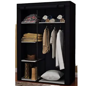 16 Cubes Purple Color Armoire <strong>Wardrobe</strong> Foldable <strong>Wardrobe</strong> <strong>Rack</strong> - Product Image 1