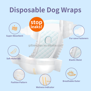 Женские подгузники для домашних животных, оптовая продажа, одноразовые биоразлагаемые пользовательские уровни поглощения, ViaBangbao OEM сервис - Product Image 3