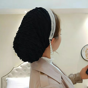 Chapeau ajustable en dentelle élastique respirant pour femme, best-seller, chapeau de pirate épais à longue queue, costume ethnique d'extérieur quatre saisons - Product Image 6