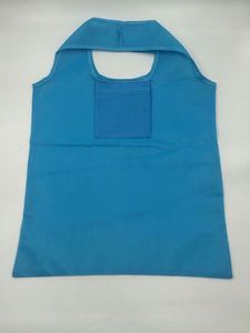 Bolsa de Compras Plegable Cuadrada de una Pieza, Abierta, Ecológica, Portátil, Hecha de Tela Oxford de Poliéster, con Logotipo Personalizable - Product Image 5