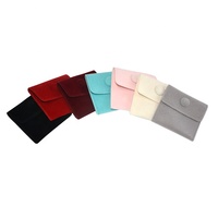 Petite boîte à bijoux en microfibre personnalisée avec logo, pour boucles d'oreilles, collier, bracelet, bague, emballage à rabat