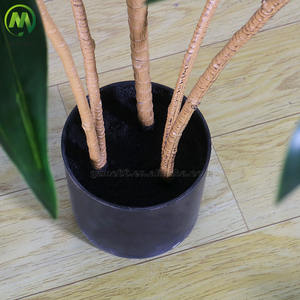 ยอดนิยมประดิษฐ์Dracaena FragransพืชบอนไซจําลองสูงFaux Sago Cycasพืชข้าวโพดกระถางสําหรับตกแต่งบ้าน - Product Image 6