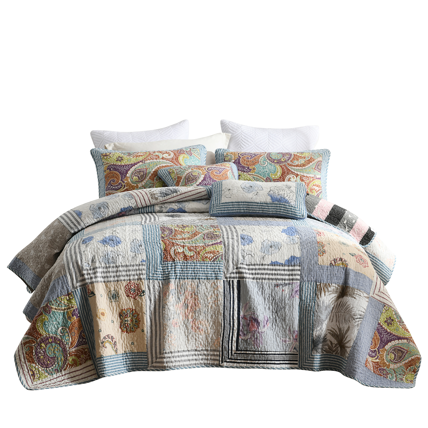 Хит продаж, 100% хлопковое покрывало ручной работы, лоскутное стеганое покрывало