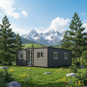 <span class=keywords><strong>Maison</strong></span> conteneur extensible 20ft 40ft, <span class=keywords><strong>Maison</strong></span> préfabriquée démontable, Montage facile, Habitation de luxe, 2-3 chambres, Bureau mobile, Hôtel, Bâtiment - Product Image 1