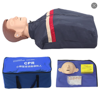 Maniquí de RCP de Medio Cuerpo para Adultos y Maniquí de Obstrucción Infantil para Entrenamiento de Primeros Auxilios CPR100A + J140