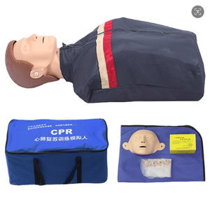 Mannequin <span class=keywords><strong>de</strong></span> formation en RCP pour adulte (demi-corps) et mannequin d'obstruction infantile pour <span class=keywords><strong>la</strong></span> formation aux premiers secours CPR100A + J140 - Product Image 3