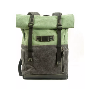 Vendita calda all'ingrosso impermeabile per esterni macchina fotografica da viaggio personalizzata da <span class=keywords><strong>uomo</strong></span> in <span class=keywords><strong>pelle</strong></span> per Laptop <span class=keywords><strong>zaino</strong></span> in tela - Product Image 2