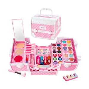 Powder Blusher Box Eye Shadow Nail Gel Polish Kit <strong>Girls</strong> Items Toy <strong>Beauty</strong> Salon Make up Makeup Sets Full Box Toy for Wholesale - Product Image 1