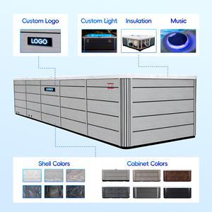 <span class=keywords><strong>Spa</strong></span> de natación <span class=keywords><strong>contracorriente</strong></span> de acrílico al aire libre para 7 personas Apto para niños con sistema de calefacción - Product Image 5