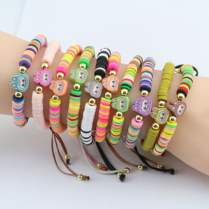 มาคาเม่ปรับ BP1050ได้สำหรับสร้อยข้อมือชุบทอง18K ลายการ์ตูน labubu เสน่ห์น่ารักแผ่นดินโพลิเมอร์สร้อยข้อมือลูกปัดทันสมัย - Product Image 1