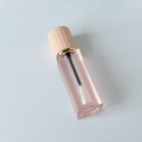 Tube de Rouge à Lèvres Rechargeable de Haute Qualité 2,5 ml Rose avec Logo Estampé à Chaud, Contenant Vide pour Gloss Cosmétique – Vente en Gros