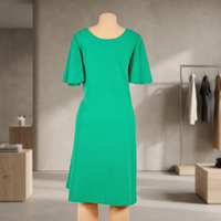 Gaun Maxi Pleated Kasual Plus Size untuk Kerja Kantoran, Pakaian Formal Elegan, Atasan Crop Top dengan Detail Beading dan Slit